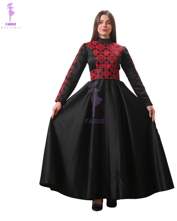 Traditional Embroidered Dress – Intricate Artisanal Detailing for Special Events #11